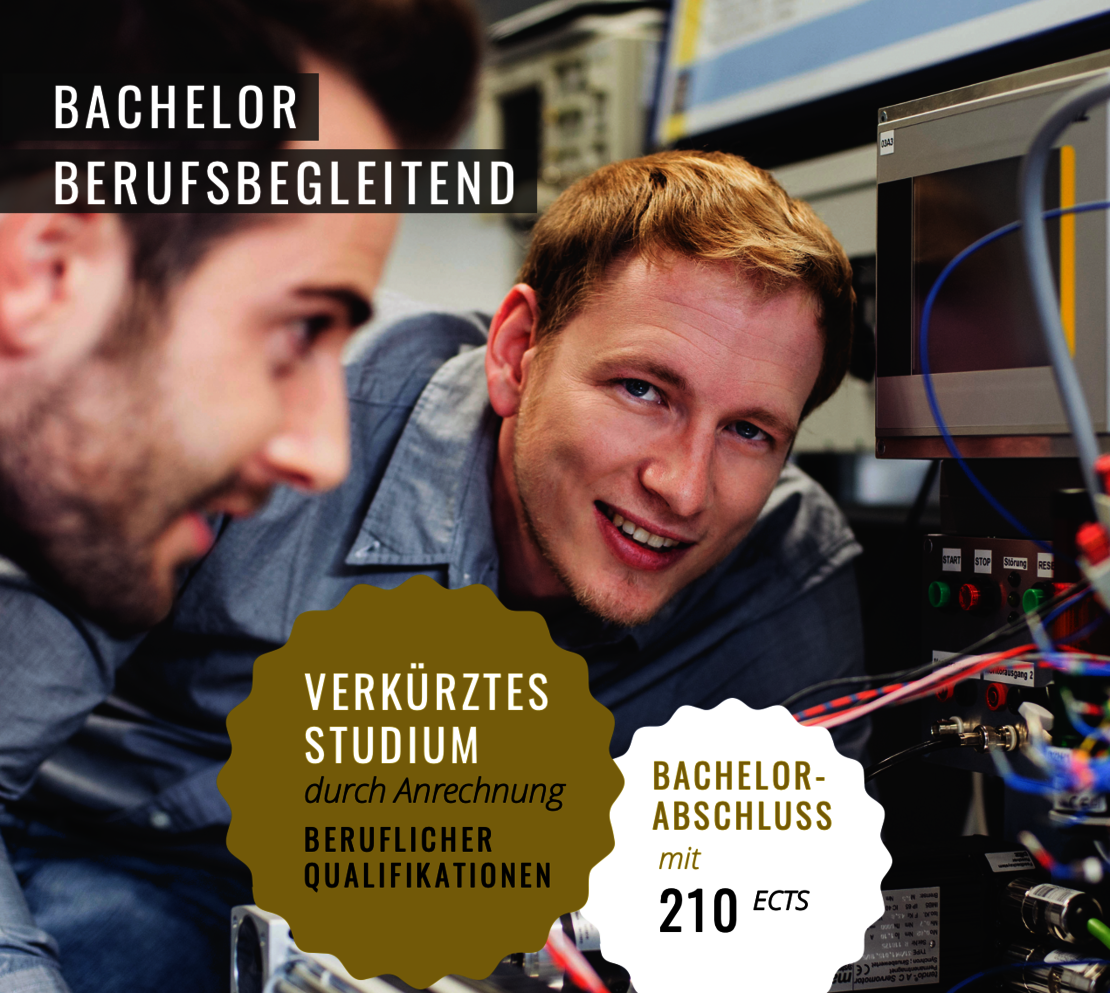 Studierende in technischem Labor